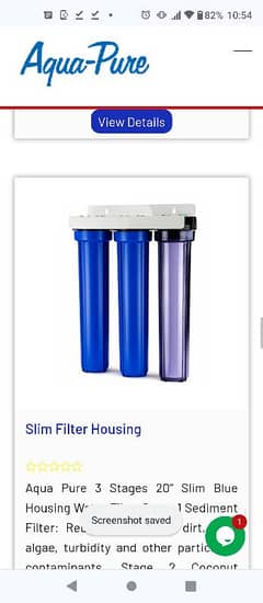 3 stages water filter