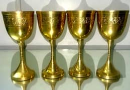 Beautiful Brass Glasses