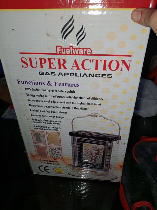 New packed Gas heater 0