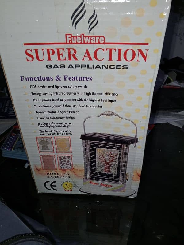 New packed Gas heater 3