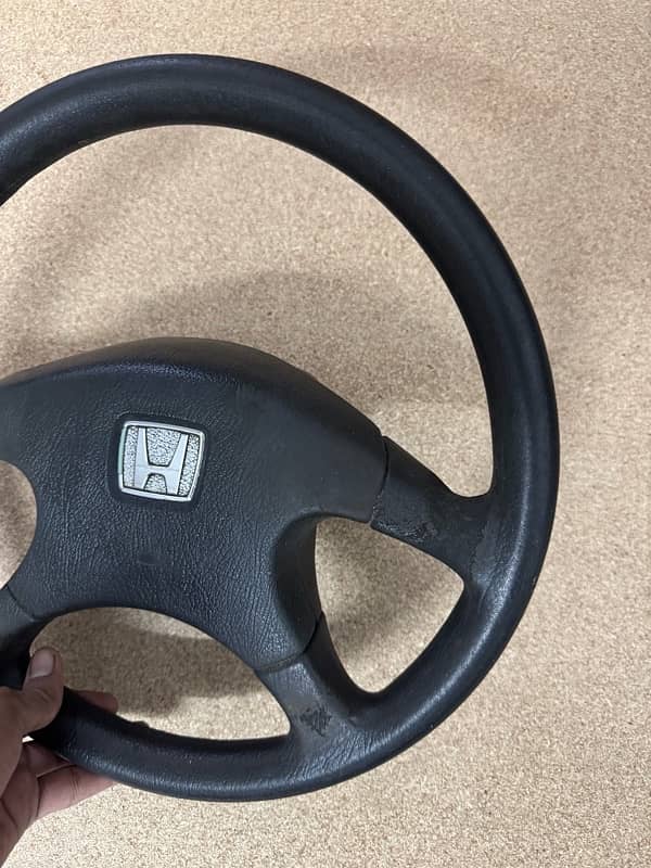 Honda City 2002 Steering Wheel Genuine 1