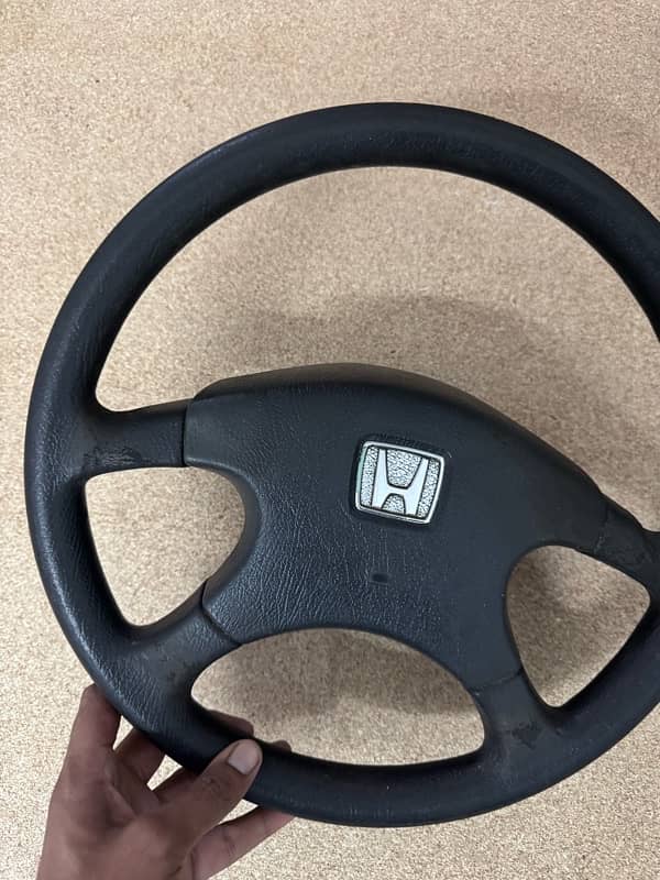 Honda City 2002 Steering Wheel Genuine 2