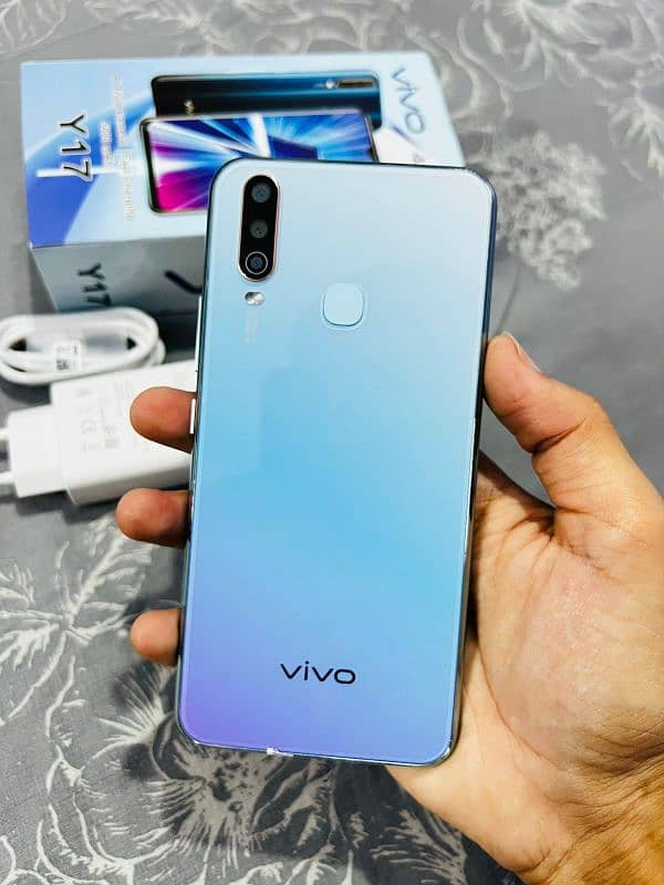 Vivo Y17 8gb 256gb PTA approved With Box Charger 1