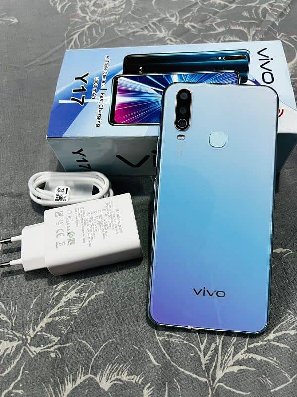 Vivo Y17 8gb 256gb PTA approved With Box Charger 6