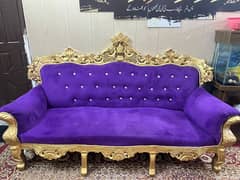 velvet sofa set