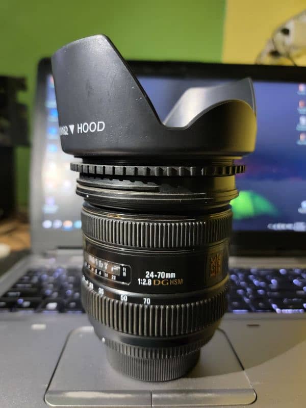 Sigma 24-70 lense f/2.8 for Nikon mount 1