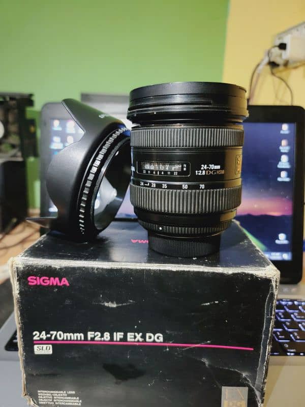 Sigma 24-70 lense f/2.8 for Nikon mount 2