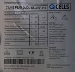 Q Cells 510 Watt 12 Solar Panels