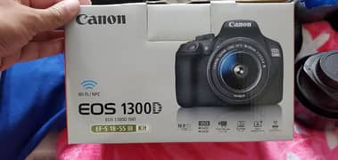 Canon 1300D DSLR with 18-55mm lens