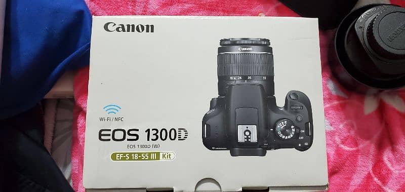 Canon 1300D DSLR with 18-55mm lens 1