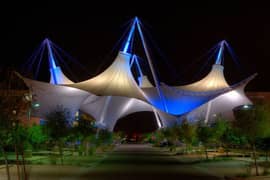 Cafe roofing shed - Hyper shade - Tensile Parking- Canopy- Mosque shed 0