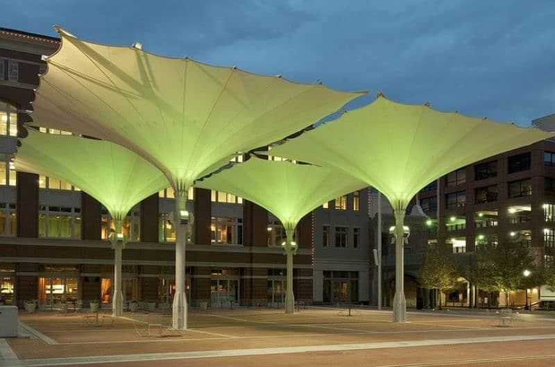 Car parking shade - Tensile sheds - Marquee shed- Wall mounted- Porch 12