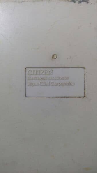 Citizen Original Big Calculator 1