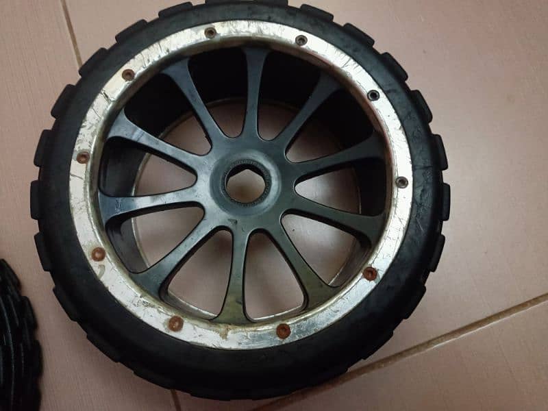 RC HSP BAJER 1/5 FRONT 2 TYRE FOR SALE 2