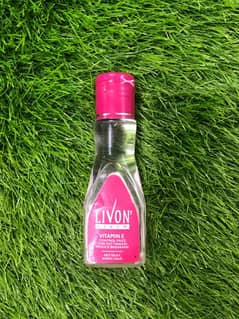 Livon Serum Vitman E control frizz ease out tangles resuce breakage.