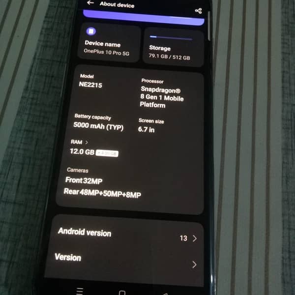 One Plus Ten Pro 12/512 GB Non PTA 1