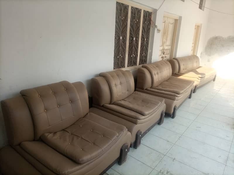 7 seater leather sofa set 3