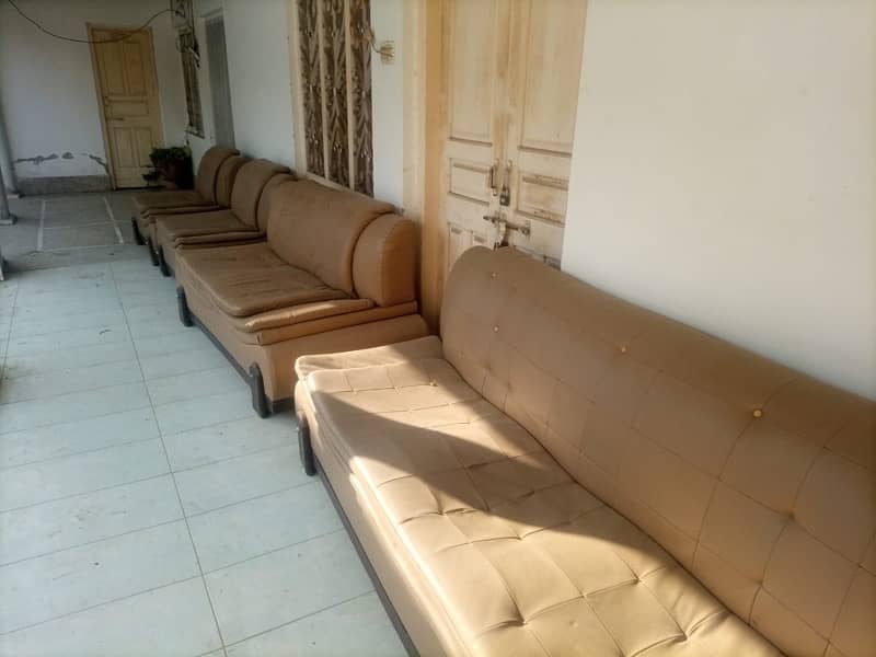 7 seater leather sofa set 4