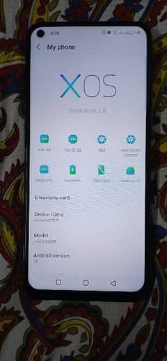 Infinix Note 7 PTA Approved 6/128 GB.