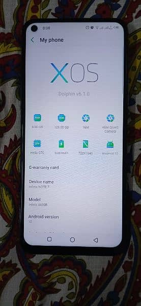 Infinix Note 7 PTA Approved 6/128 GB. 0