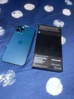 iphone 12 pro max 256gb with box and cable PTA approved