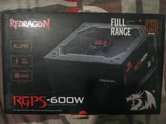 Redragon RGPS - 600 watts PSU full range with complete box