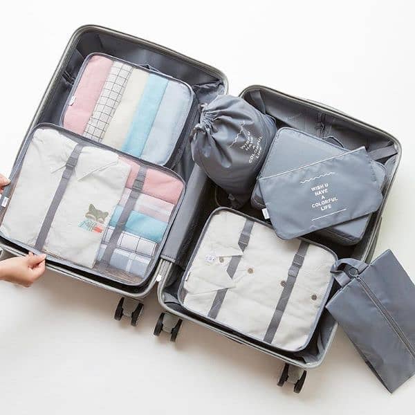 8 pieces storage bag for travel just in Rs 3199 2