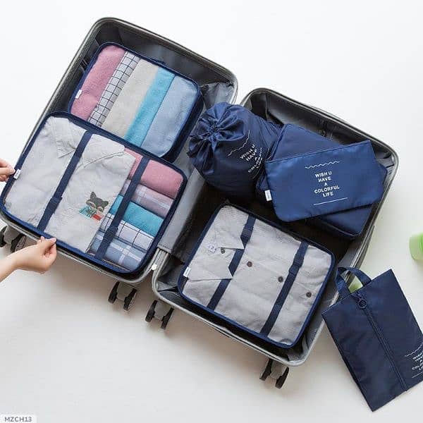 8 pieces storage bag for travel just in Rs 3199 15