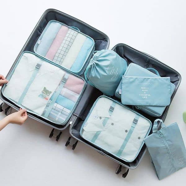 8 pieces storage bag for travel just in Rs 3199 18