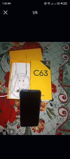 Realme c63  8+8 GB new condition 4 month use with box and accessories 0