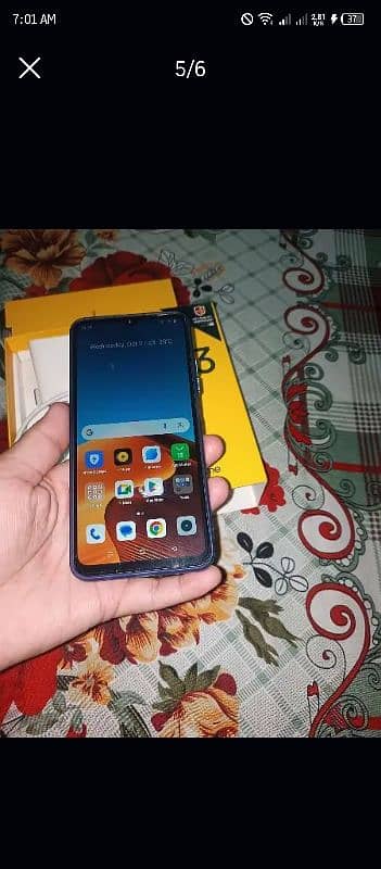 Realme c63  8+8 GB new condition 4 month use with box and accessories 4