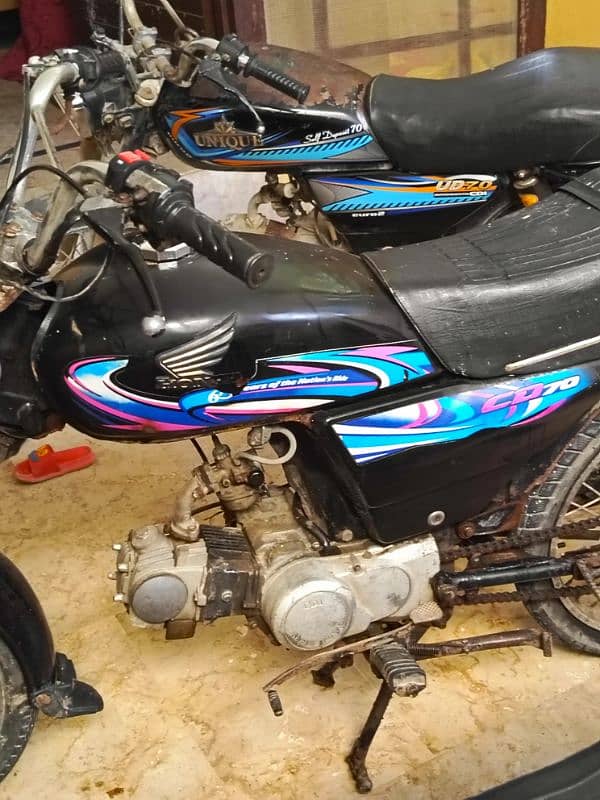 bike 70 super power  sealed engine 2019 ka daswa mahina 0