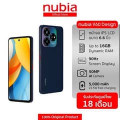 ZTE Nubia V60 Design 256GB Built-in storage, and 16GB RAM