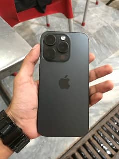 iPhone 15 pro jv 256 Black Color 91bh with box