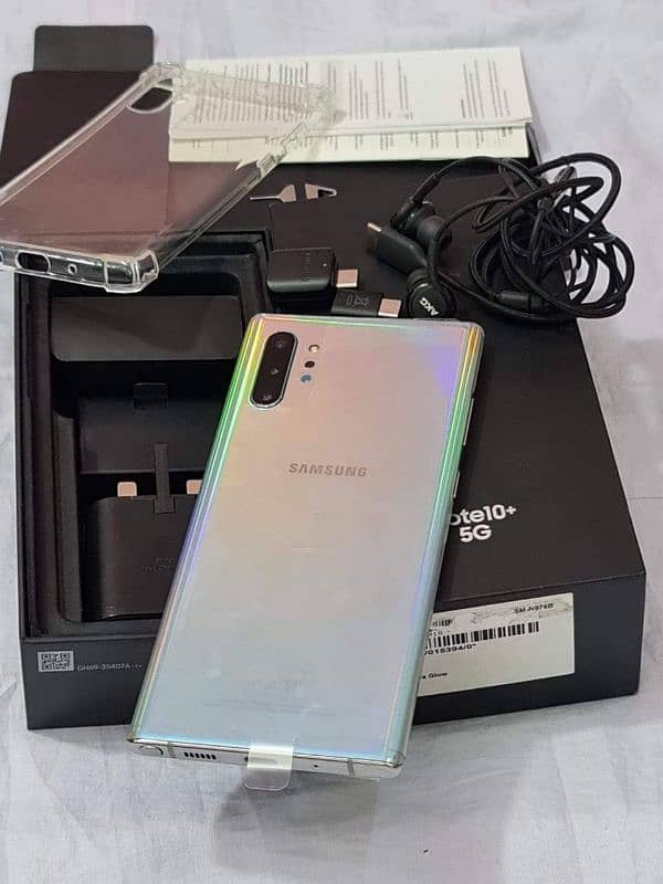 Samsung Note 10 plus 12 ram 256 GB complete box for sale (03427300550) 1