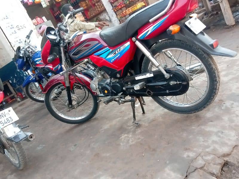 CD 70 dream 2018/2019 model,,bilkul new condition me Hy ,,engine ok. 4