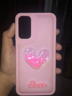 Samsung A15 cover pink colour good condition 10/9