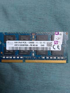 8 gb ddr3 laptop ram SKhynix