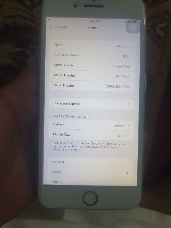 IPhone 7 plus 128gb Bypass back camera not working 5