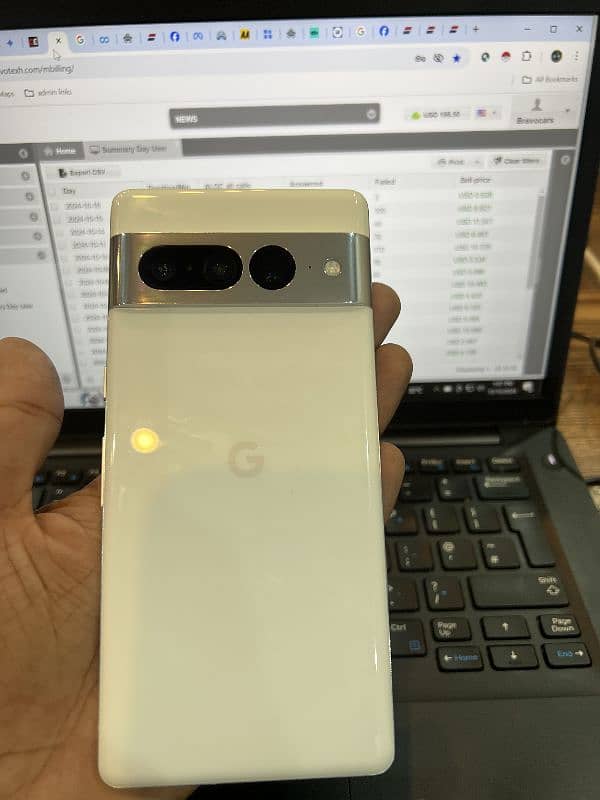 Google pixel 7 pro dual sim P. T. A APPROVED 5