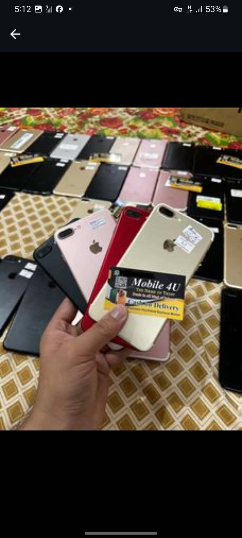 Iphone 7plus, Original, sim block, all ok  PKR 22,000  Iphone 7plus 2