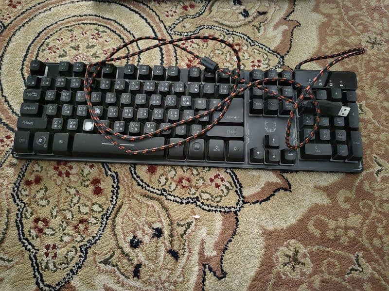 A4Tech keyboard with adjustable lights 1