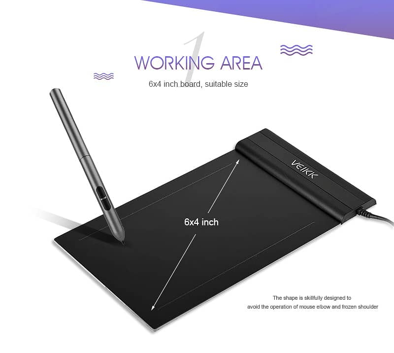 S640 Graphic Tablet Drawing Tablet 6x4 inch Graphics Drawing 1