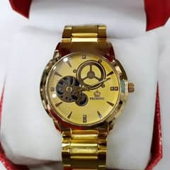 Men's Formal Analog Watch Golden