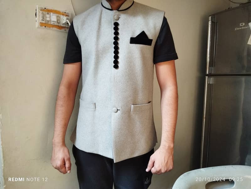 Handmade wool waistcoat 1