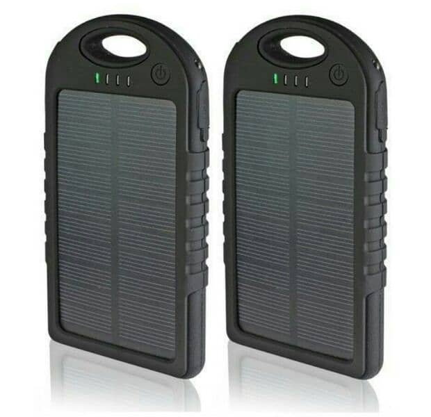 10000mha Solar Power Bank 1