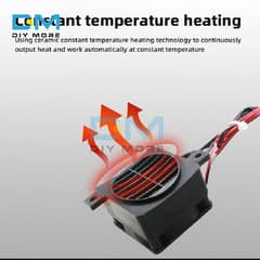 100W 12V PTC Ceramic Air Heater Conductive Type PTC Heating Ele