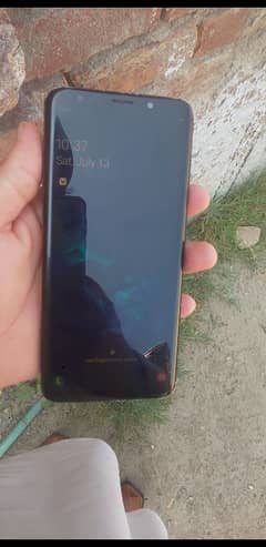 Samsung S9 plus Ram 6 memrey 64 glas. e naray shan crik dy ao back e 0