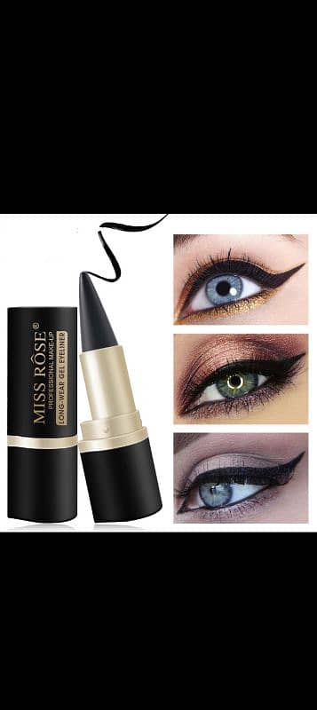 Miss Rose Long Wearing Eyeliner Kajal - Black, 2.2 g 0