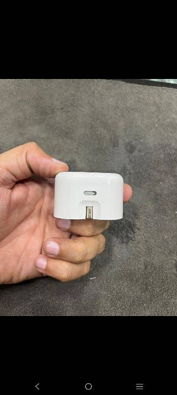 iPhone 20Waat Three Pin Charging Adapter (Fast Charging) 1